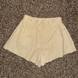 WEWOREWHAT LEATHER SHORTS
